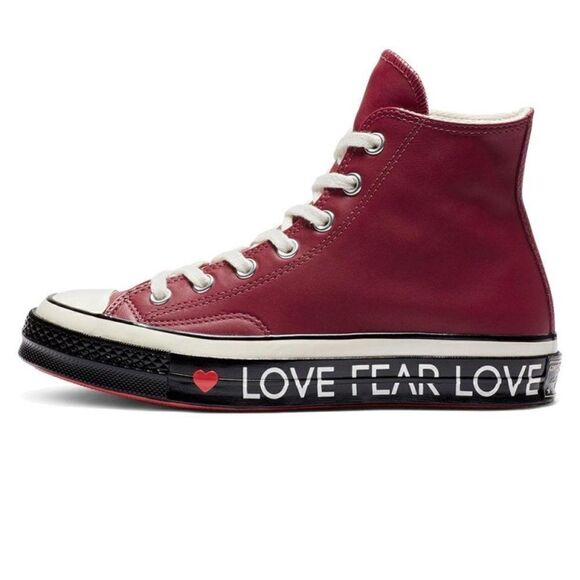 CONVERSE CHUCK 70 HI "LOVE GRAPHIC" 563472C Womens 10.5 Mens 8.5 US 42 EUR RED - Picture 10 of 10
